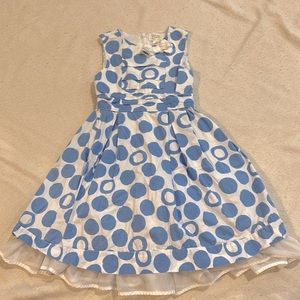 The Children’s Place size 5 dress blue polka dot tulle layers